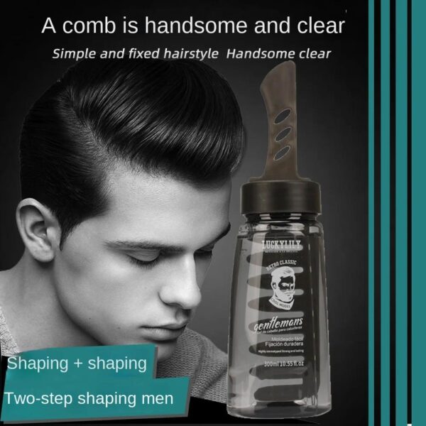 Fast Styling Hair Comb with Gel