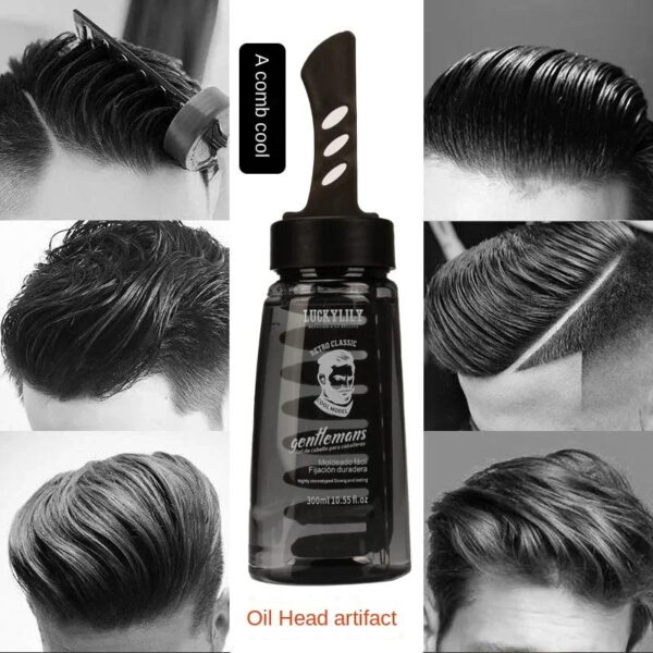 Fast Styling Hair Comb with Gel