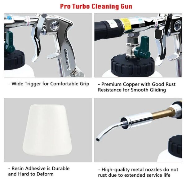 High-pressure Turbo Cleaning Gun