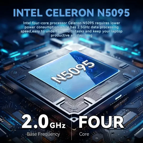FIREBAT A14 Laptop Intel N5095 14.1 Inch 16GB LPDDR4 RAM 512GB 1TB SSD Lightweight Business Computer Notebook FHD Fingerprint - Image 3